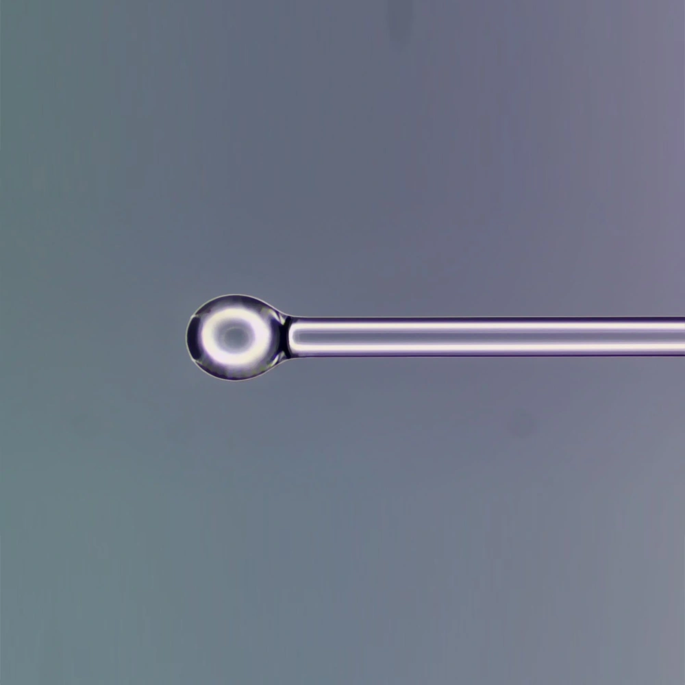 Fibra con lente de bola