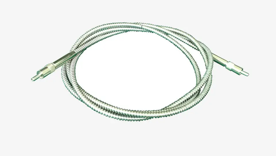 Cable de conexión de fibra óptica con férula de acero inoxidable SMA905