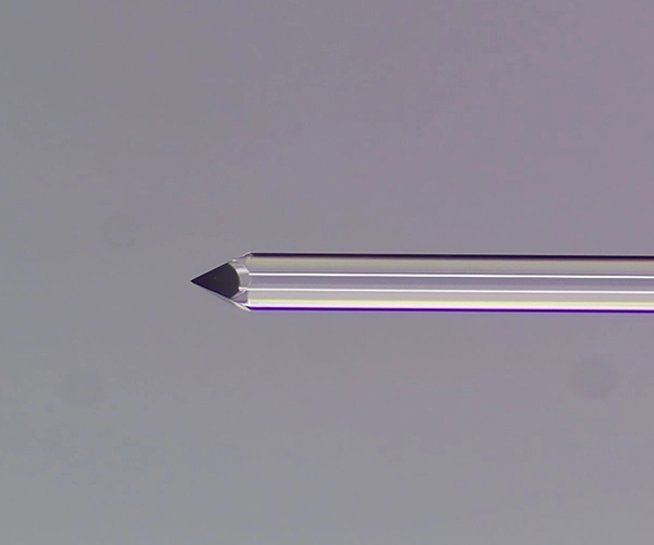 matriz de fibra con lentes
