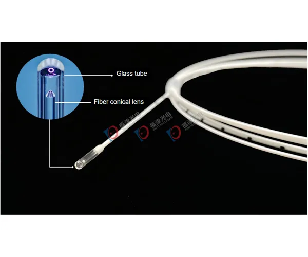 Fibra de emisión radial